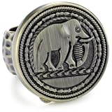 Beyond Rings Haute Hippie Stamped Elephant Rin