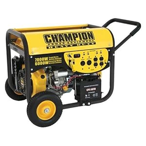 Champion Power Equipment Heavy Duty 7,000 Watt 389cc OHV Gas Powered Generator With Electric Start... by