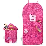 Girl's Door Dresser & Stuff Away Combo Set