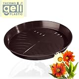 Eigenschaften   / Blumentopfuntersetzer Standard braun, 21cm