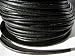 Lederband, Lederschnur, Lederriemen 10 m. Rund 4,0 mm. Schwarz