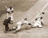 Jackie Robinson Sliding into Home Baseball Poster 16 x20