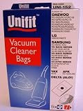 5 X DAEWOO RC205/SAMSUNG/LG/VAX V803 VACUUM DUST BAGS