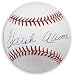 Hank Aaron Autographed Baseball