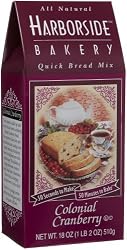 Harborside Colonial Cranberry Quick Bread, 18-Ounce Boxes (Pack of 6)