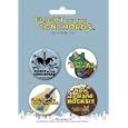 Posters: Flight Of The Conchords Paquet De Pin's - 4 X 38mm Pin's (15 x 10 cm)