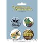 Flight Of The Conchords - 4 X 38mm Buttons Button Pack (15 x 10cm)