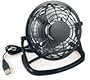 mumbi USB Ventilator Mini f�r den Schreibtisch mit An/Aus-Schalter, schwarz