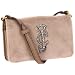 Juicy Couture Practically fabulous Fur Pom Pom Key Chain,Pearl Fog,One Size
