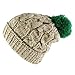 Morehats Multi Color Pom Pom Crochet Thick Knit Slouchy Beanie Beret Winter Ski Hat