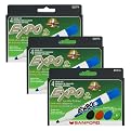 Expo Dry-Erase Low-Odor Markers in 4 Colors - 3 Sets