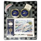 Kasilof Fish Company Smoked Sockeye Salmon and Checkered Photo Frame, 17.5-Ounce Unit