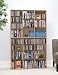 Atlantic 38435065 Oskar 756 CD/360 DVD/BluRay/Games Wood Cabinet (Maple)