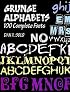 Grunge Alphabets: 100 Complete Fonts (Dover Pictorial Archive Series)