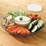 BrylaneHome Frost Chip And Dip Set (GLASS,0) by Brylane Home