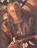 Native American Broken Promise Indian Art Poster Print - 16" X 20"