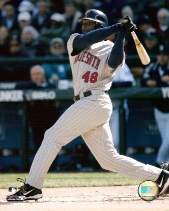 Torii Hunter Minnesota Twins Batting Color 8x10 Photo