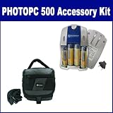 Epson PhotoPC 500 Digital Camera Accessory Kit includes: SB257 Charger, SDC-27 Case