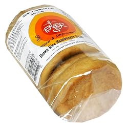 Ener-G Foods Brown Rice Hamburger Buns, 7.76-Ounce Units (Pack of 6)