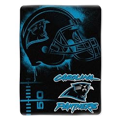 Carolina Panthers NFL Tag" Micro Raschel Blanket (60"x80")"
