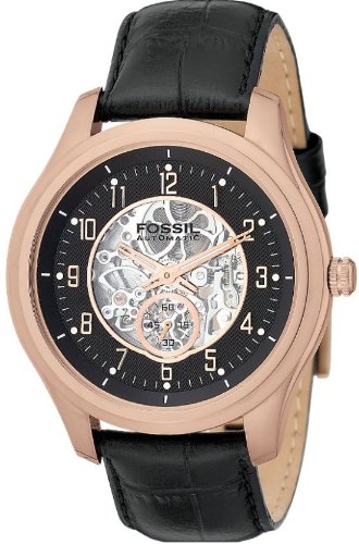 51QPBOXCW5L Fossil Mens Stainless Steel Skeleton Dial Automatic Watch