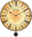 FTS Free Shipping Large Chester Pendulum Wall Clock - 124-300-53