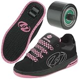 Heelys Bliss 2 Black/Pink Roller Shoes Women's/Girls'