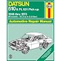 Datsun 510 and PL 521 Pick-up, 1968-73 (Haynes Manuals)