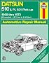 Haynes Datsun 510 and PL521 Pick-up Manual, No. 123: '68-'73 (Haynes Manuals)