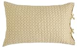 DKNY City Spice Hutch Stitch Standard/Queen Sham, Wheat