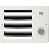 Broan 174 750/1500W 120 VAC Painted Grill Wall Heater, White