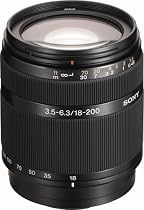 Sony DT 18-200mm f/3.5-6.3 Aspherical ED High Magnification Zoom Lens for Sony Alpha Digital SLR Camera