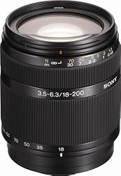 Sony DT 18-200mm f/3.5-6.3 Aspherical ED High Magnification Zoom Lens for Sony Alpha Digital SLR Camera