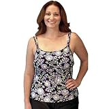 Suit Yourself! Folk Scroll Drawstring Tankini Top