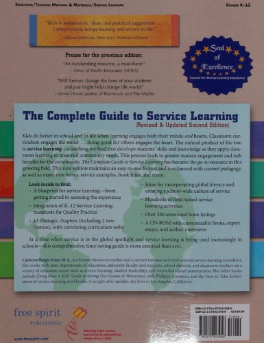 The Complete Guide to Service Learning: Proven, Practical Ways to Engage Students in Civic Responsibility, Academic Curriculum, & Social Action