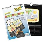 Bringmann 2315 - Bastelkalender Folia A5 schwarz zum selbstgestalten