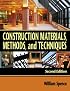 Construction Materials, Methods, and Techniques