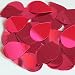 Sequin Tear Drop 1.5 inch Fluorescent Hot Pink Metallic Couture Loose Paillettes. Made in USA.