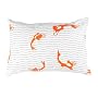 Argington Organic Boudoir Pillow, Fish And Pebbles Print