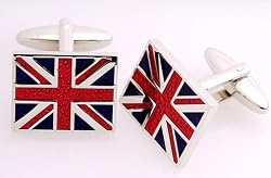 Union Jack British Flag Cufflinks