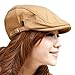 LOCOMO Plain Color Cotton Newsboy Beret Cap Hat FFH038