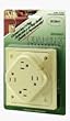 QUADPLEX RECEPTACLE IVORY