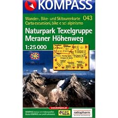 Kompass Karten, Naturpark Texelgruppe, Meraner H�henweg