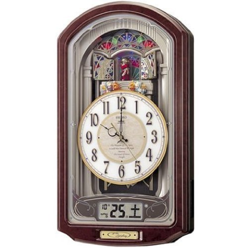 SEIKO CLOCK (セイコークロック) 掛け時計 ウエーブシンフォニー 電波時計 ツイン・パ からくり RE556H