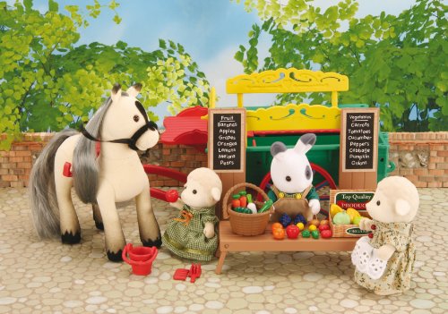 Imagen 2 de Sylvanian Families 2785 - Carruaje y accesorios para poni (incluido) [Importado de Alemania]