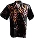 WinnieFashion Hawaiian (100% Cotton) Shoulder Fern Aloha Shirts (USA)