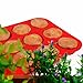 Wootop Slicone Muffin Pan, 12 Cup 100% Food Grade Silicone Baking Molds (12x9.5'', Red)