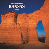 Kansas, Wild & Scenic  2009 Square Wall Calendar