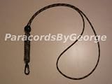 ParacordsByGeorge - Woodland Camo - Neck Lanyard for whistle, id badge, keys -- Snake Braid