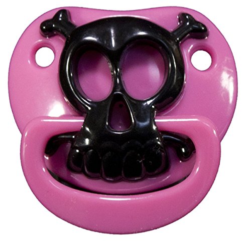 Billy Bob Pacifier - Pink Pirate Skull Baby